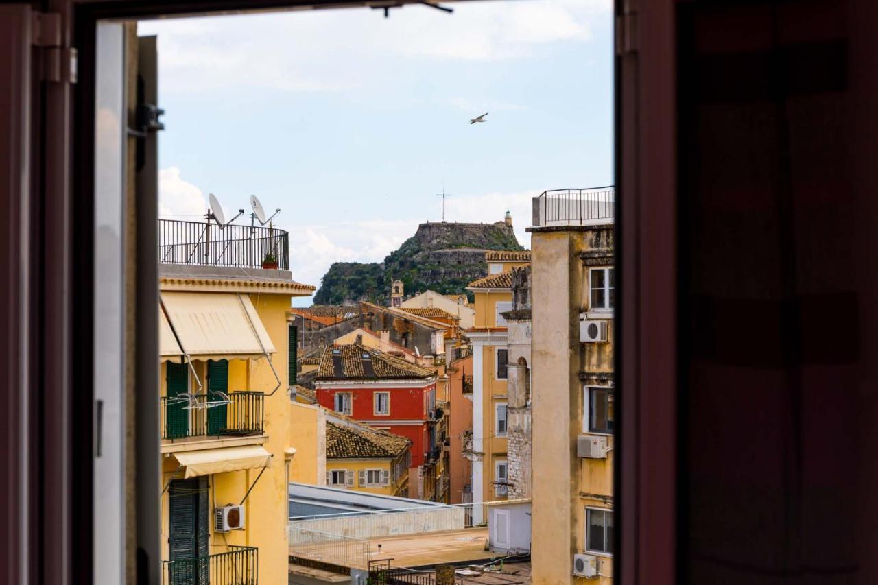 コルフ島La Casa Con La Vista Delle Fortezze By Corfuescapesアパートメント エクステリア 写真